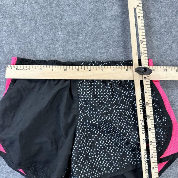 Nike Shorts Womens Medium Black Pink Dri-FIT Running Printed Lined Athletic - Picture 6 of 8